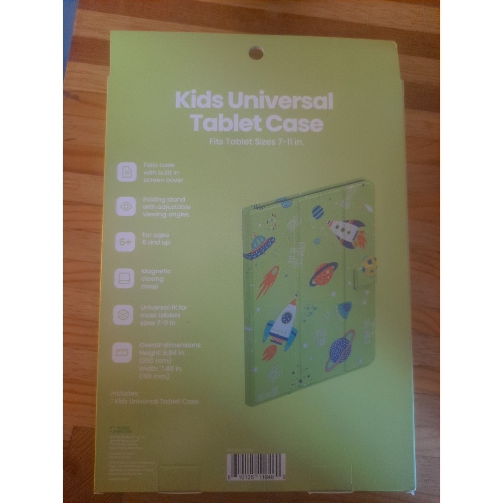 Kids Universal Tablet Case Outer Space Rockets Planets Fits 7 - 11 Inch Tablets - Picture 3 of 4